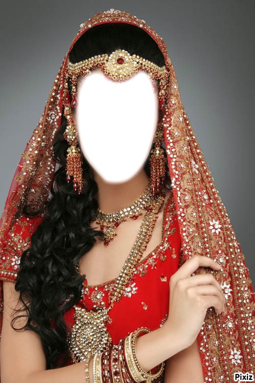 beauty indian dress Photomontage