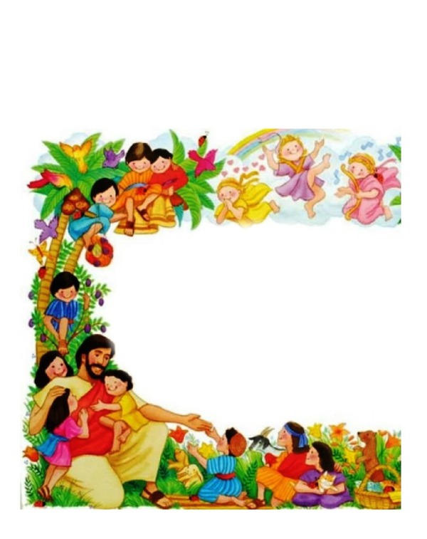 Jesus e as crianças Fotomontaža