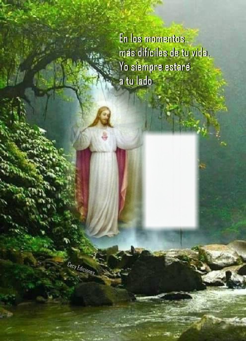 Cc Jesús amado en ti confió Fotomontage