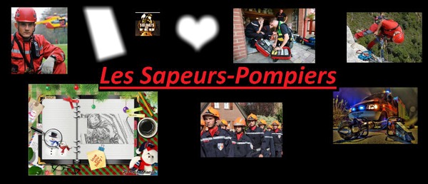 Les Sapeurs Pompiers Fotomontaż