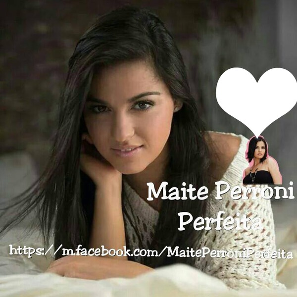 MAITE PERFEITA Fotoğraf editörü