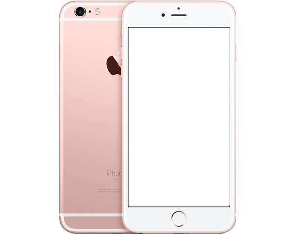 iPhone 6s Rosa フォトモンタージュ