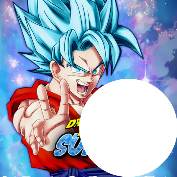 goku super saiyen divin Fotomontaż