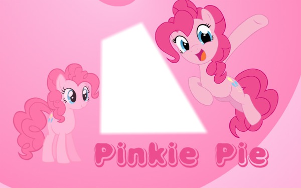 pinkie pie Photo frame effect