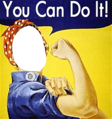 YOU CAN DO IT Fotomontage