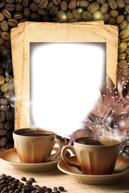Tasses de café Photomontage