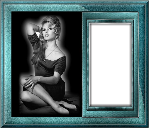 Brigitte Bardot Photo frame effect