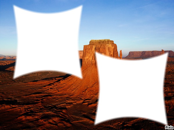 Desert Photo frame effect