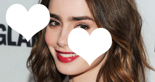 lily collins Montage photo