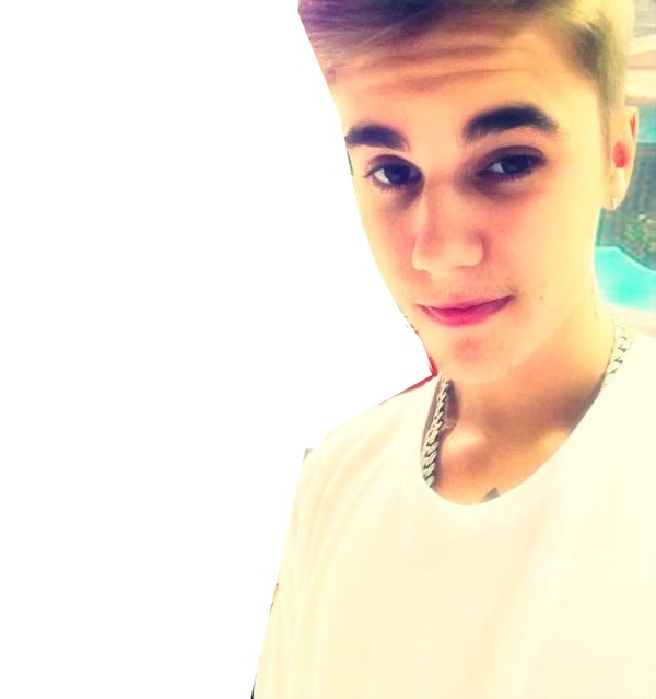 Justin Bieber y tú Montaje fotografico