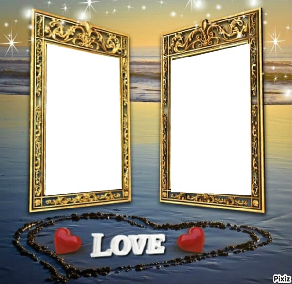 3D rotating shape Photo frame effect