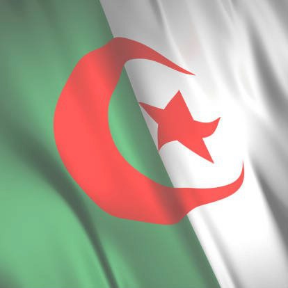 drapeau algérie 3d Photo frame effect