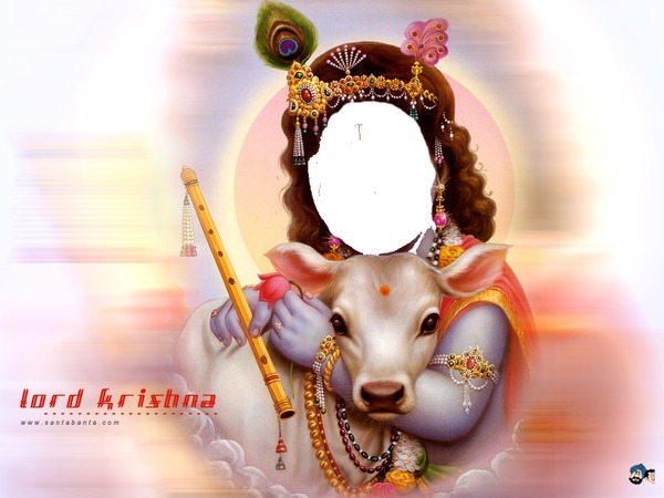 Bal Krishna Fotomontage