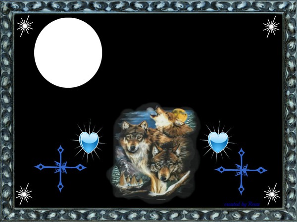 WOLVES Photo frame effect