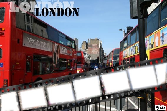 London bus! Fotomontaż