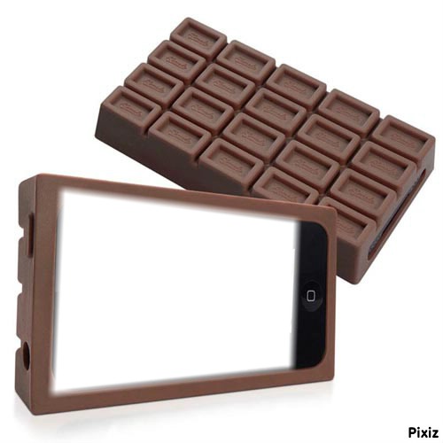 Iphone chocolat Montage photo