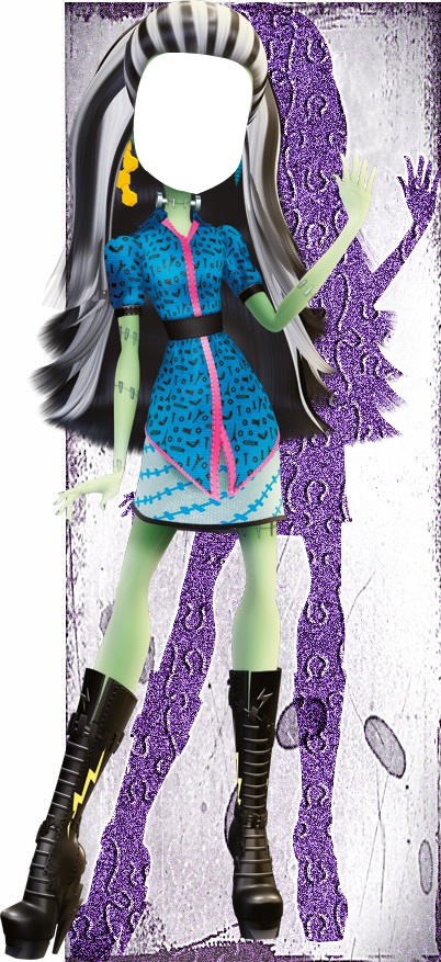 Frankie Stein in Monster High Fotomontāža