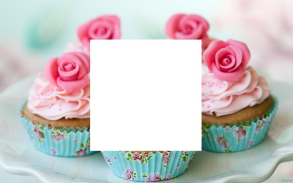 Cupcake Photo frame effect