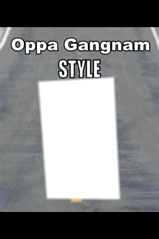 oppa gangam style Fotomontáž