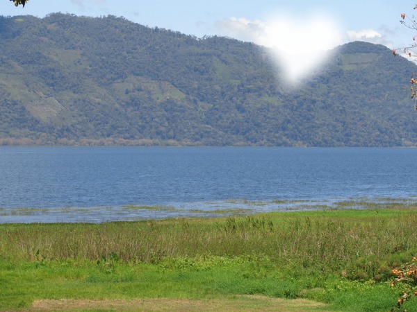 Lago de Yojoa Fotomontagem