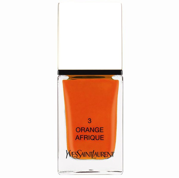 Yves Saint Laurent La Laque Couture Oje Orange Afrique Fotomontáž