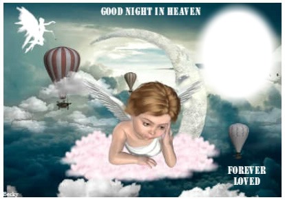 GOOD NIGHT ANGEL Фотомонтажа