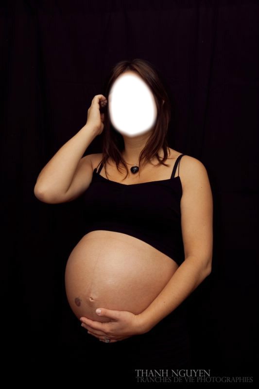 femme enceinte 1 Montage photo