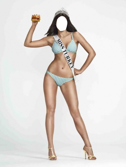 Miss Turkey Fotomontaggio
