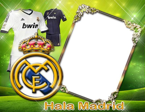 real madrid Photo frame effect