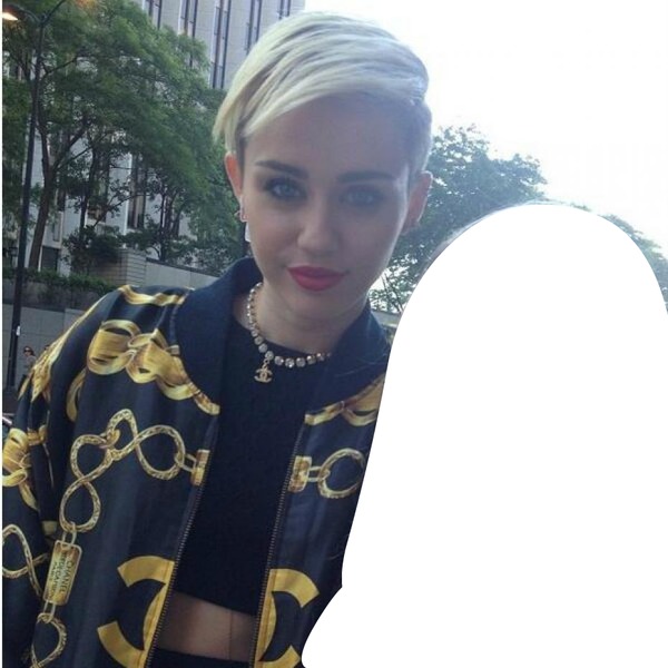 Miley cyrus with you Montaje fotografico