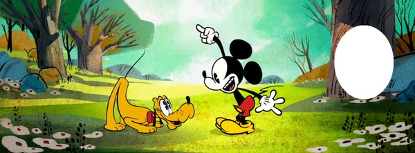 pluto & mickey mouse-hdh 1 Montage photo