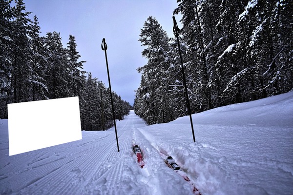 ski Montaje fotografico