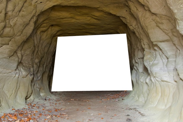 grotte Fotomontaggio