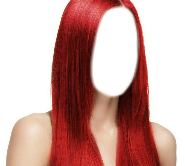 Red hair Photo frame effect