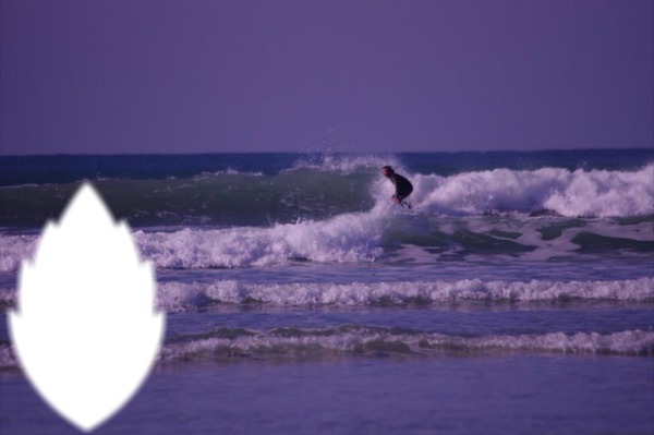 surfeurs 2 Photo frame effect