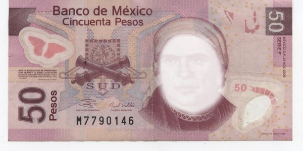 BILLETE DE 50 PESOS MEXICANOS Photomontage