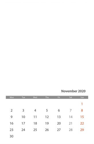 novembre 2020 Photo frame effect