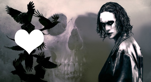 the crow Photo frame effect