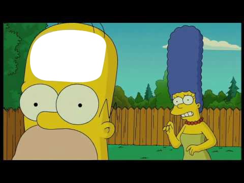In Homer's head Фотомонтажа