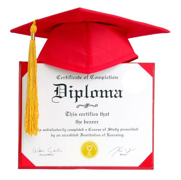 lise diploma Fotomontaža