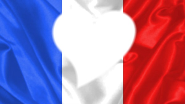 Coeur avec un drapeau d'angleterre Fotomontasje