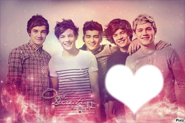 One Direction cadre Montaje fotografico