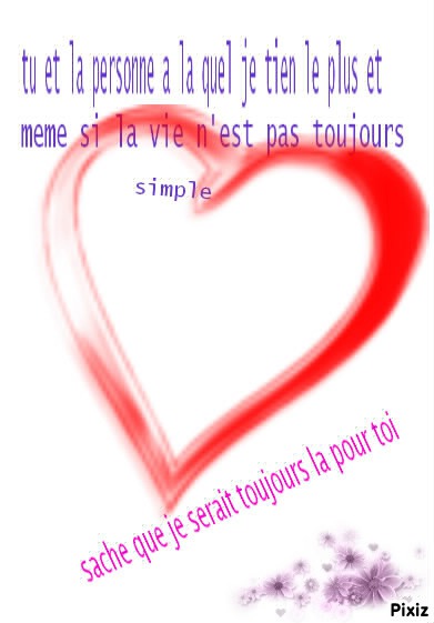 tu et la personne a la quel je tien Montage photo