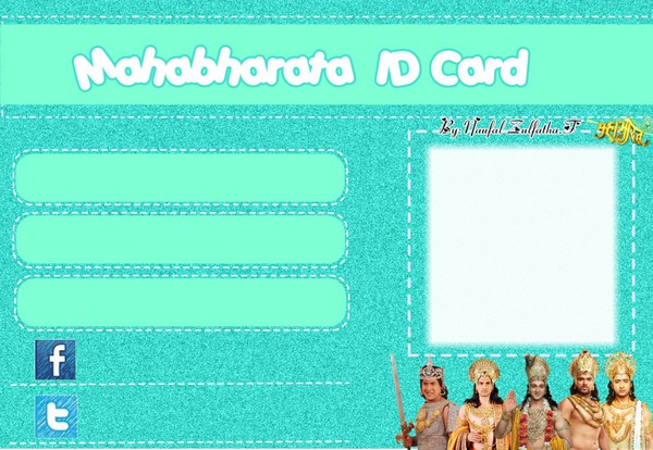 ID Card Mahabharata Fotomontasje