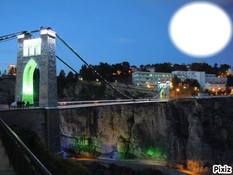 Constantine pont suspendu Fotomontage