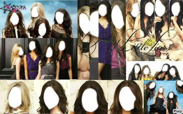 Hanna, Spencer, Emily, Hanna...<3 pretty little liars Fotomontage