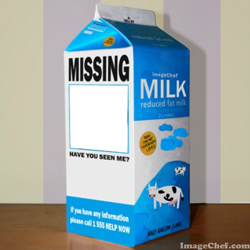 Milk Carton Fotomontage