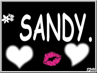 Sandy cadre Montaje fotografico