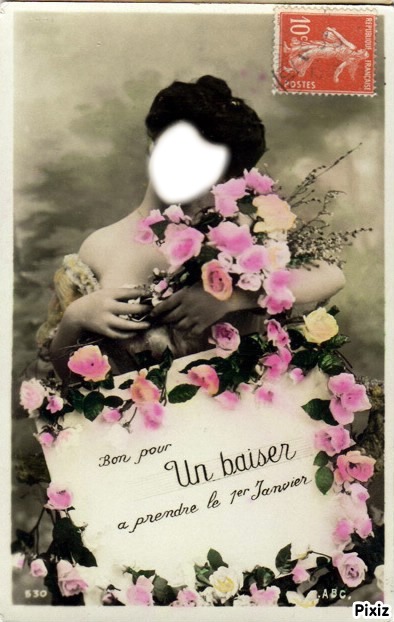 "Bon pour un baiser" Photomontage