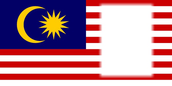 Malaysia flag Photomontage
